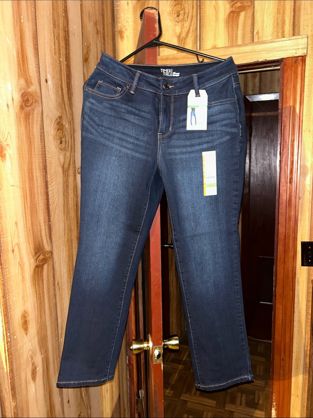 Time and Tru Dark Indigo Straight Leg Jeans